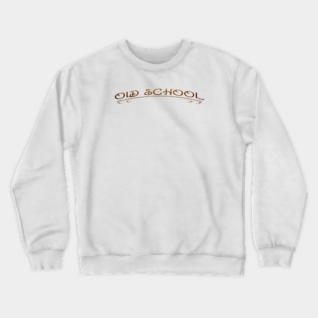 Old School Crewneck Sweatshirt by REALWARRIORGRAFIX